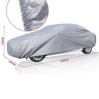 Banner - Funda para coche impermeable a Prueba de Polvo Anti-UV Talla M gris para interior