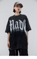 Camiseta Hip Hop Para Hombre Estilo Harajuku Con Estampado De Letras Y Tie Dye Gradiente Algodón Suave Y Transpirable Camiseta Casual De Verano T-Shirt Oversize - details 5