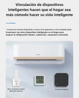 Sensor De Temperatura Y Humedad Bluetooth Tuya Mini Con Pantalla LCD Higrómetro Inteligente Control Remoto Por App Para El Hogar - details 12