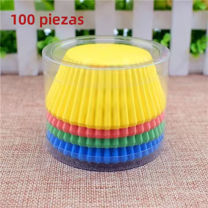 Papel De Hornear Resistente Al Calor Para Galletas Y Cupcakes Base De Taza Resistente Al Aceite Y Pegajoso Seguro Para Hogares Y Pequeñas Panaderías - 1