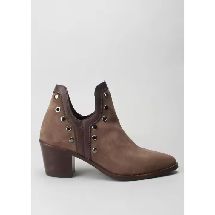 serraje topo piel dark brown NICHI SEIJO - 1