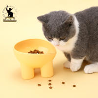 Tazón De Alimentos Para Gatos Con Protector De Cuello Anti-torpón Para Pequeños Perros Plástico Cuadrado Resistente a Las Patas - details 4