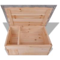 vidaXL Casa para erizos de madera 45x33x22 cm - details 3