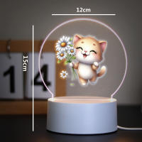 Lámpara De Mesa LED Creativa Con Forma De Animal Luz Nocturna De Acrílico Para Decoración De Habitaciones Regalo Para Hogar - details 0