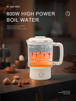 Hervidor Eléctrico Portátil Mini 0.6L 600W 600ml Con Función De Apagado Automático Acero Inoxidable Para Casa Y Noodles - details 3
