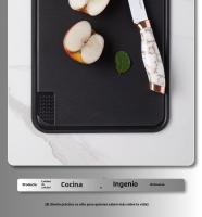 Tabla De Corte Multifuncional Con Presa De Ajo Plástico Rectangular Ecológico Para Verduras Y Carne - details 3