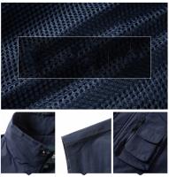 Chaleco Casual FGKKS 2024 Para Hombres De Color Sólido Con Multiple Bolsillos Corte Ajustado Calidad Superior Streetwear Vest Para Verano - details 2
