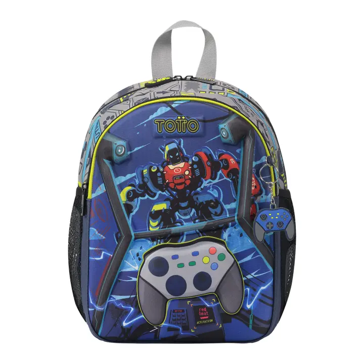 Totto Mochila infantil Monark  -Dimensiones:25.5 x 32 x 11 cm-Material: Poliester - 1
