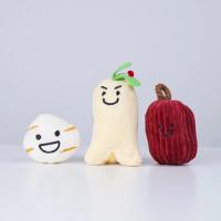 Juego De 4 Juguetes Para Perros De Tamaño Pequeño Peluche De Turkey Con Ruido Squeak Y Alimentos Escondidos Juguete Masticable Para Perros - details 3