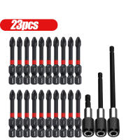 Juego De 23 Piezas De Bits De Encendedor Magnético PH2 Con Mango Hexagonal Para Broca CNC Impacto 3 Pulgadas Herramienta De Sujeción Para Taladro Eléctrico - details 5