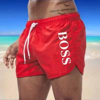 Nuevos Shorts De Baño Para Hombre Multicolor En Poliéster Moda Deportiva De Europa Y USA Shorts De Playa Y Surf Para Hombre - details 4