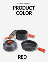 Juego De Cocina Para Camping Portátil Y Ligero Equipamiento De Picnic Al Aire Libre Con Olla Y Utensilios De Acero Inoxidable - details 15