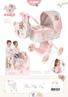 DeCuevas Toys,Coche de muñeca plegable con MOCHILA, muñecas de hasta 48 cm, bebes reborn el regalo para niñas (85079) Muñecas para niñas muñecas bebé. - details 5