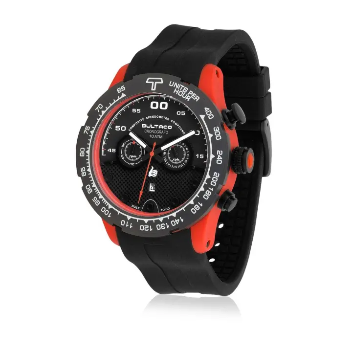 Bultaco Reloj analogico para Hombre de Miyota OS21 con Correa en Caucho H1PO48CSB2 - 1