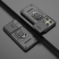 Funda De Teléfono Metálica Rotativa 360° Con Anillo Y Soporte Para Lente Protección De Pantalla Compatible Con Xiaomi 14T 13T pro Redmi Note 14C 14 12 13 13C pro - details 21