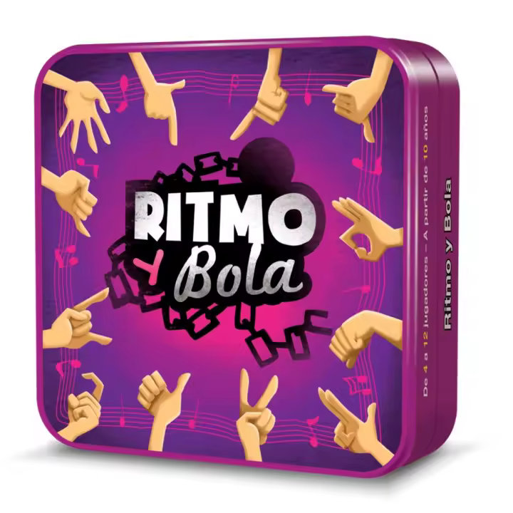 Asmodee RITMO Y BOLA - Juego de Sociedad con Cartas y Reglamento - 1