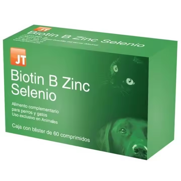 JT B Zinc Selenio Comprimidos para Perros y Gatos  Vitaminas B Zinc Selenio comprimidos - 1