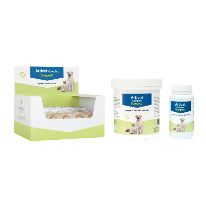ARTIVET COMPLEX COMPRIMIDOS, COMPLEMENTO NUTRICIONAL PARA MASCOTAS, LABORATORIOS STANGEST, AYUDA A LA FUNCIÓN ARTICULAR - 1