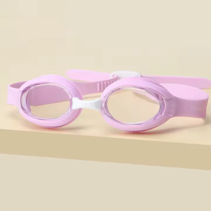 Nuevas gafas de natación para niños con montura en la cabeza, antivaho, ajustables y con bonitos estampados, suministros de agua - 1