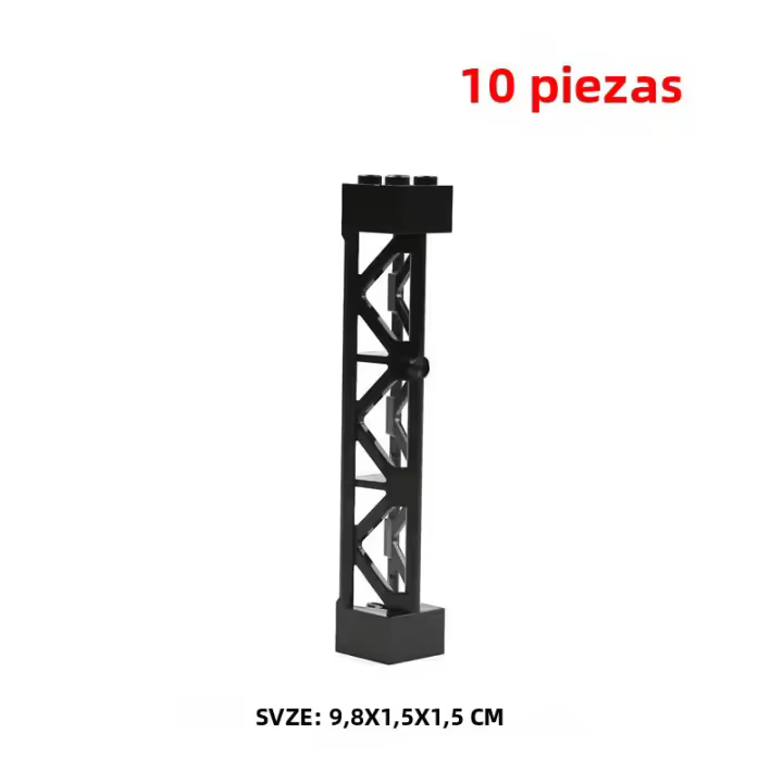 10PCS Placas De Base Doble Lado Para Bloques De Construcción Militar Accesorios De Ciudad Pilares MOC Piezas Juguetes Para Niños - 1