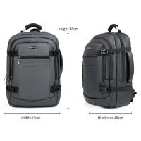 DreamTravel Mochila de Senderismo 30L - Gran Capacidad con Múltiples Compartimentos | Organización Práctica para Ropa, Equipo y Accesorios | Diseño Sencillo y Resistente para Trekking/Excursiones (Azul/Negro/Gris) - details 0