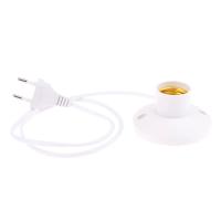Soporte De Lámpara EU LED Con Cable Base De Bombilla E27 Accesorios Para Luz De Mesa Y Estantes Nocturnos Material ABS - details 11