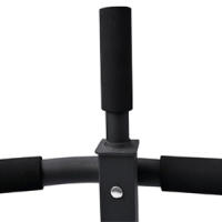 ManiBoom Barra Dominadas Pared MULTIFUNCIONAL Carga 150kg - Pull up Bar con Agujeros para Bandas TRX- Barra Fija para Calistenia, Entrenamiento en Casa, Gimnasia, Ejercicios Abdominales - details 1