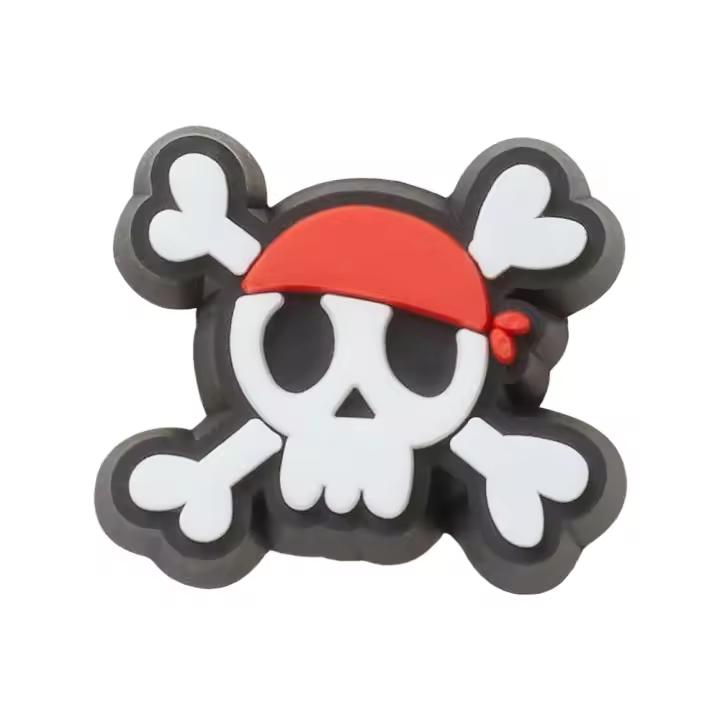 Pin Crocs Calavera Pirata Tiny Pirate Skull - 1