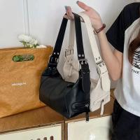 Bolso De Hombro Para Mujer Con Diseño De Nicho Y Cierre De Cremallera Retro De Cuero PU Bolso De Mano Con Compartimento Interior Estilo Baguette - details 1