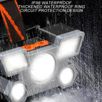 Linterna Frontal Potente LED Recargable Lámpara De Mineria Luz De Mano LED De Alta Potencia Para Pesca Y Senderismo Portátil - details 8