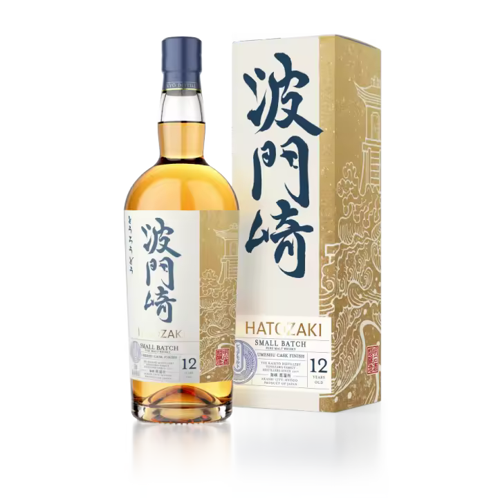 KAIKYO HATOZAKI 12YO UMESHU CASK FINISH PURE MALT JAPANESE WHISKY 70CL 46% - 1