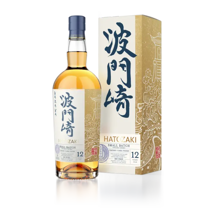KAIKYO HATOZAKI 12YO UMESHU CASK FINISH PURE MALT JAPANESE WHISKY 70CL 46% - 1