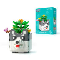 Bloques De Construcción Para Jardín Arbolito Eterno DIY Kit De Oficina Romántico Para Niñas Bloques Pequeños De Plástico ABS Compatible Con Lego Sin Batería Originales De China - details 8
