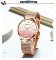Reloj De Cuarzo Para Mujer Hannah Martin Diseño Original Con Mariposa 3D En Oro Rosa Cuerda De Acero Inoxidable Resistente Al Agua Y Al Choque - details 22