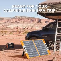 Flashfish TSP18V 60W Panel Solar Plegable con Cargador Portátil, 2 Salidas USB y Conectores DC, Carga Rápida Inteligente, Alta Eficiencia (21.5-23.5%), Ligero y Ajustable, Ideal para Generadores Solares y Dispositivos Móviles - details 3