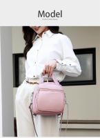 Nueva mochila para mujer, de color liso, pequeña, estilo coreano, a la moda, multiusos - details 6