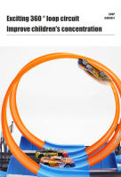 Juego De Carriles Para Coches De Eje Para Niños Tracks De Carreras DIY Educativo Y Interactivo Juguete Para Niños De Plástico ABS Sin Batería - details 3