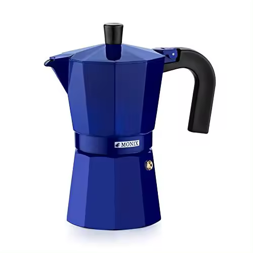 Cafetera 6 tazas Monix cobalto - 1