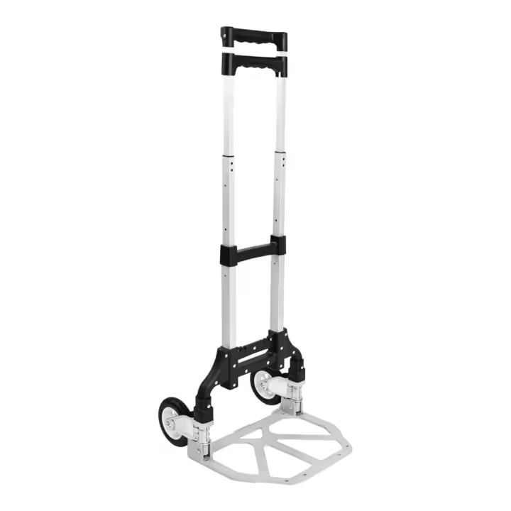Carretilla de Mano para Transportar Materiales - Plegable y Fácil Transporte 100x40 cm - Plegada: 63x39cm - Sube Escaleras Fácil Carretilla de Mano Portátil Plegable Carro Ligero Aluminio Equipaje Hogar Almacén Jardín Oficina (CA002 608 2590 MEGA) - 1