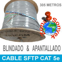 Cable SFTP  Categoría 5e. 305 metros. TRICOM - details 2
