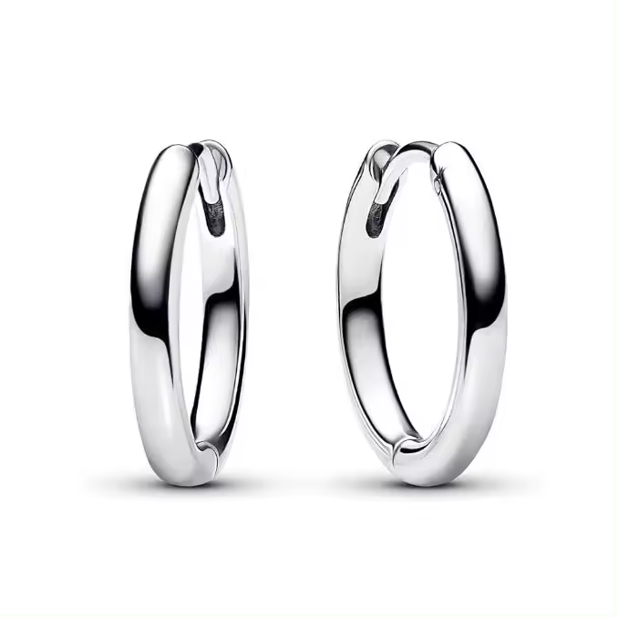 Pendientes de Ano Pandora Moments 293355 C00 18mm, Viene con embalaje de Caja de regalo original. - 1