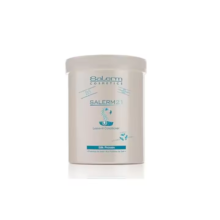 Mascarilla Capilar Salerm 21 de Proteína de Seda 3 en 1 1000ml – Hidratación Intensa, Brillo y Protección Térmica con y sin Aclarado - 1
