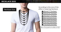 Collar De Cadena Cubana Punk Para Hombre Color Oro Acero Inoxidable Cadenas Pesadas Moda Fiesta Regalo Medidas 12mm 55cm/60cm/71cm - details 6