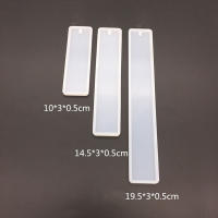 Molde De Silicona Para Marcadores Rectangulares 3Pcs Herramientas De Joyería Para La Casteación De Epoxy UV Accesorios DIY - details 10