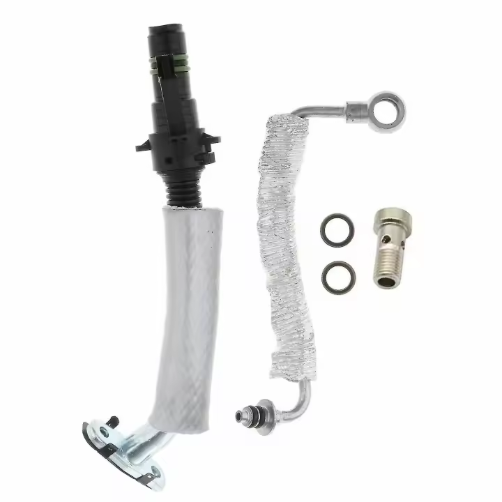 Tubo de tubo de drenaje de retorno de aceite Turbo y tubo de alimentación de aceite para Encore Cruze 55587854,55592600 - 1
