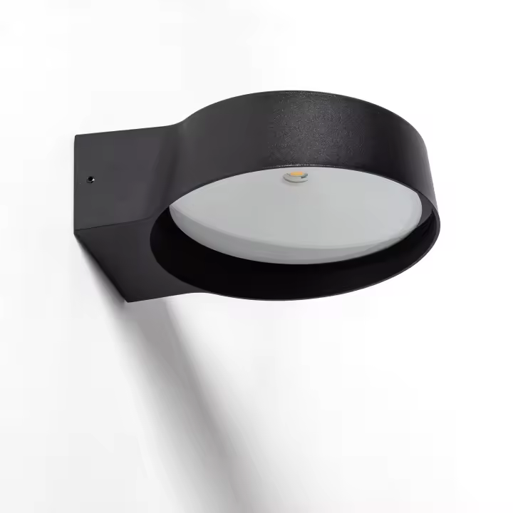 Ledkia Aplique de Pared Exterior LED 12W Aluminio Chupny Negro - 1
