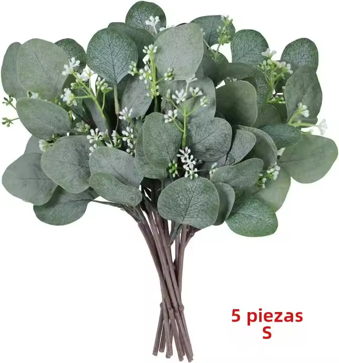 Ramas De Eucalipto Artificiales Con Frutas Para Arreglo Floral De Navidad Decoración De Casa Para Bodas Y Fiesta De Invierno - 1