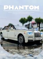 Modelo De Coche Rolls-Royce Phantom 1:24 En Aleación Con Sonido Y Luz Coche De Juguete De Metal Para Colección Y Regalo Para Niños A248 - details 0