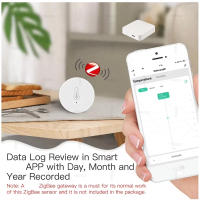 Sensor De Temperatura Y Humedad Zigbee 3.0 Monitoreo Remoto Por APP Smart Life Compatible Con Alexa Google Home Z2M Piloto Incluido - details 3