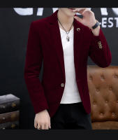 Chaqueta De Traje Casual Para Hombre Estilo Británico De Alta Calidad Moda Joven Chaqueta Corta De Otoño Talla Slim Ajustada - details 7